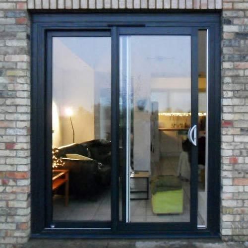 Pintu Kaca Geser Aluminium